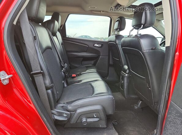 3C4PDCGB6LT264973 2020 DODGE JOURNEY Красный Вид задней части салона