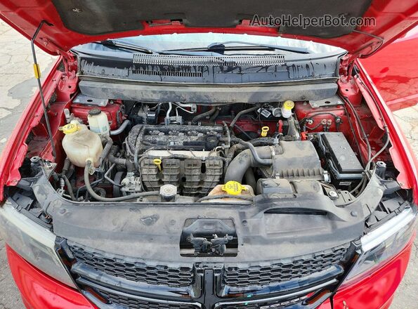 3C4PDCGB6LT264973 2020 DODGE JOURNEY Красный Вид подкапотного пространства