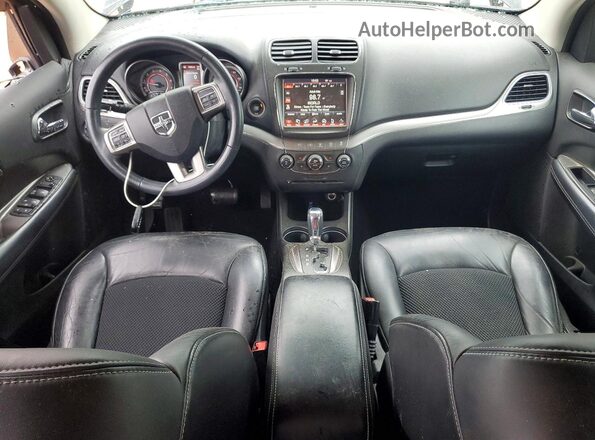 3C4PDCGB7HT585332 2017 DODGE JOURNEY Gray Вид панелі приладів