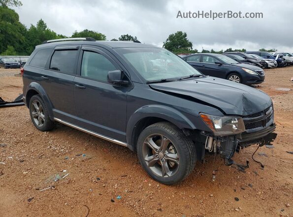 3C4PDCGB7HT585332 2017 DODGE JOURNEY Gray Передня права чверть