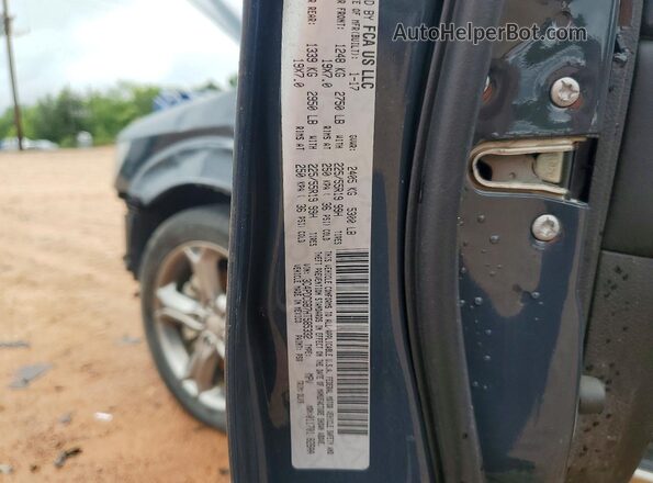 3C4PDCGB7HT585332 2017 DODGE JOURNEY Gray Панорамний вид салону 360°