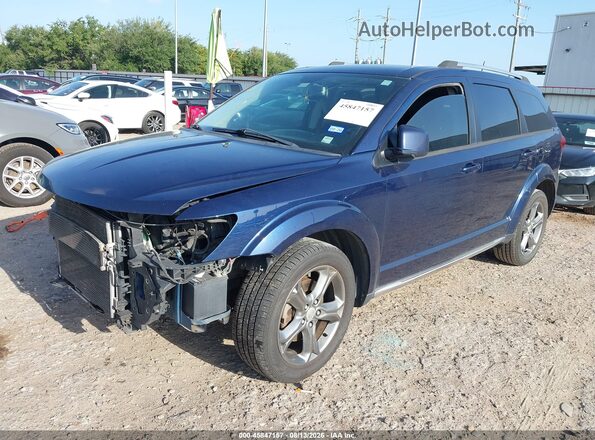 3C4PDCGB9HT556852 2017 DODGE JOURNEY Синий Передняя левая четверть