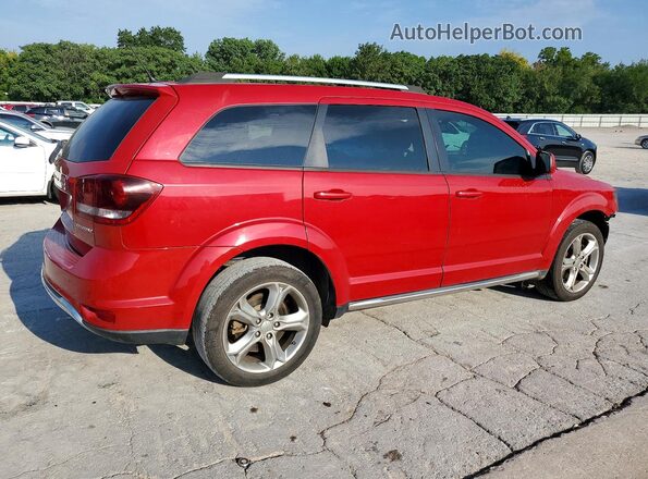 3C4PDCGB9HT582285 2017 DODGE JOURNEY Red Tył prawy