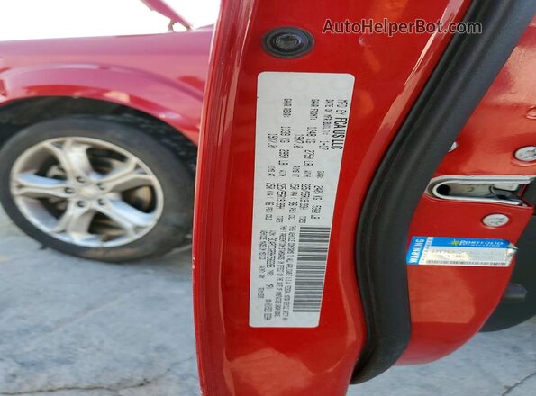 3C4PDCGB9HT582285 2017 DODGE JOURNEY Red Widok naklejki z numerem VIN