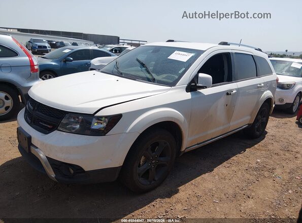 3C4PDCGB9KT701055 2019 DODGE JOURNEY Cream Առջևի ձախ երեք քառորդ տեսարան