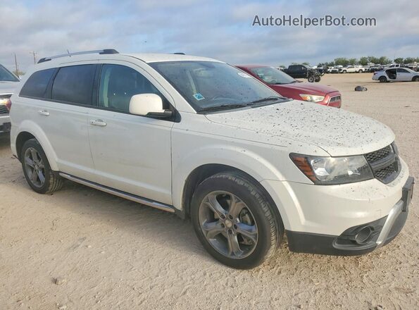 3C4PDCGBXHT529515 2017 DODGE JOURNEY White Передня права чверть