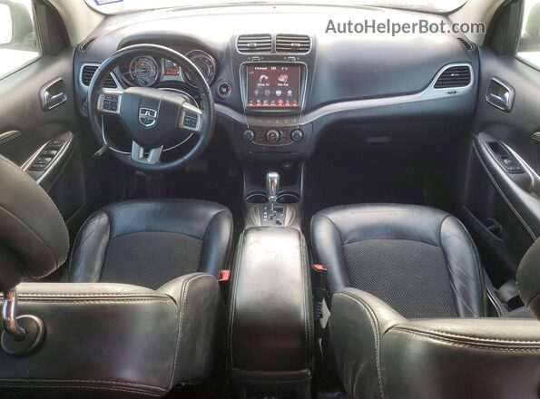 3C4PDCGBXHT529515 2017 DODGE JOURNEY White Вид панелі приладів