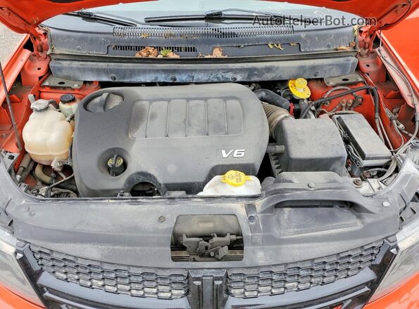 3C4PDCGG0HT619185 2017 DODGE JOURNEY Orange Շարժիչի բաժամունքի տեսք
