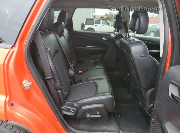 3C4PDCGG0HT619185 2017 DODGE JOURNEY Orange Սալոնի հետևի տեսք