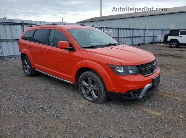 3C4PDCGG0HT619185 2017 DODGE JOURNEY Оранжевый Передняя правая четверть