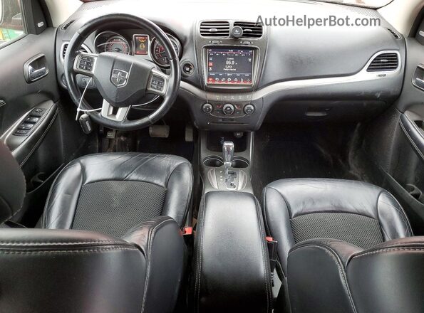 3C4PDCGG0HT619185 2017 DODGE JOURNEY Оранжевый Вид панели приборов