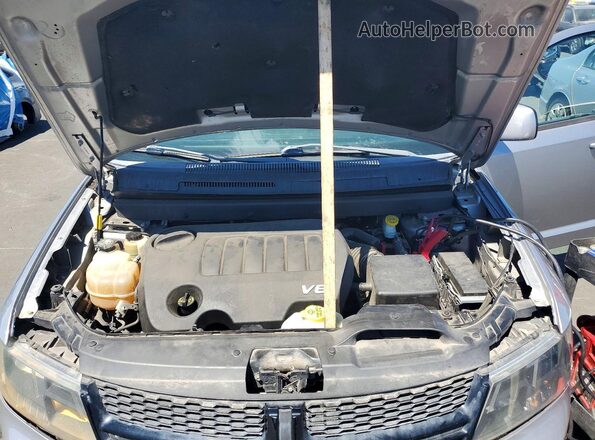 3C4PDCGG1JT408924 2018 DODGE JOURNEY Silver Vista del compartimento del motor