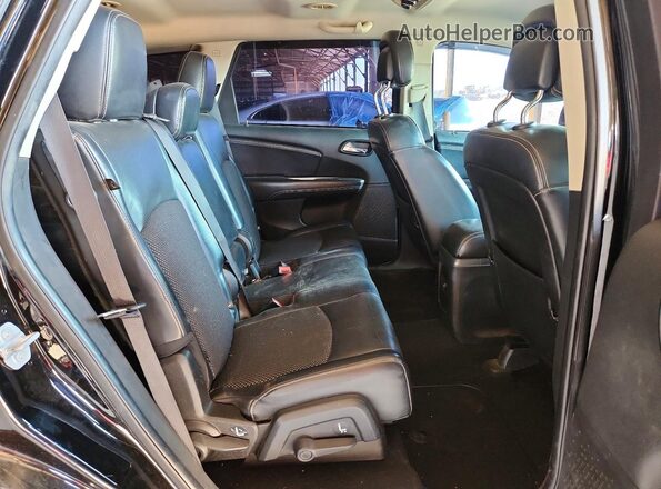 3C4PDCGG1JT535124 2018 DODGE JOURNEY Black უკანა სალონის ხედი