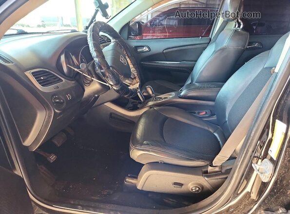 3C4PDCGG1JT535124 2018 DODGE JOURNEY Black წინა სალონის ხედი
