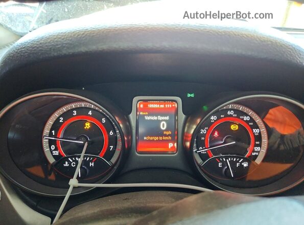 3C4PDCGG1JT535124 2018 DODGE JOURNEY Black ხელსაწყოთა პანელის ხედი