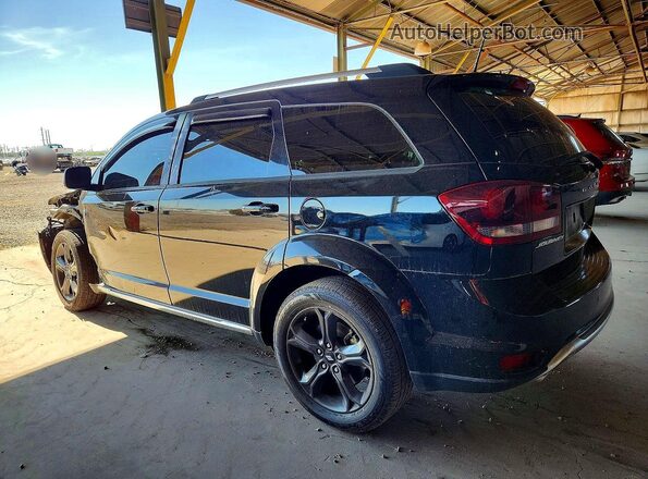 3C4PDCGG1JT535124 2018 DODGE JOURNEY Black უკანა მარცხენა