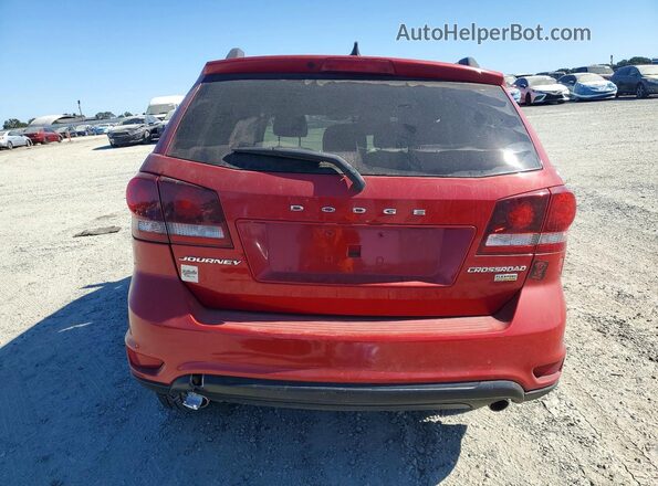 3C4PDCGG2HT522814 2017 DODGE JOURNEY Red Rear view