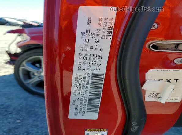 3C4PDCGG2HT522814 2017 DODGE JOURNEY Red 360 interior view