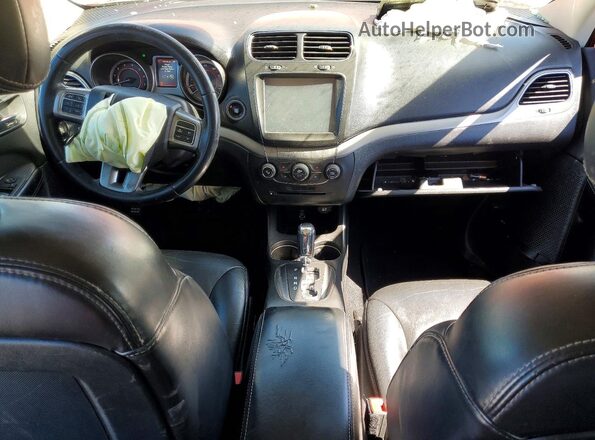 3C4PDCGG2HT522814 2017 DODGE JOURNEY Red Dashboard view
