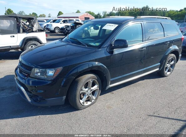3C4PDCGG2HT594595 2017 DODGE JOURNEY Black Przód lewy