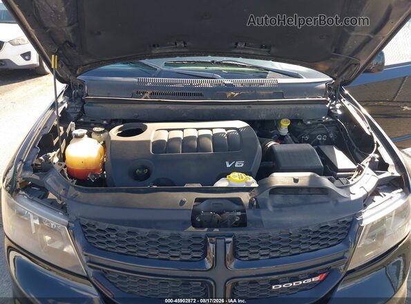 3C4PDCGG2HT594595 2017 DODGE JOURNEY Black Widok z tyłu