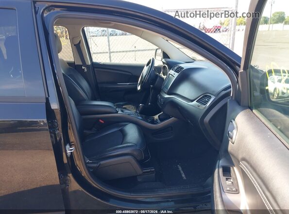 3C4PDCGG2HT594595 2017 DODGE JOURNEY Black Widok wnętrza z przodu