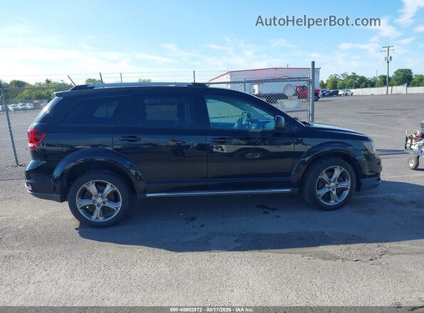 3C4PDCGG2HT594595 2017 DODGE JOURNEY Black Widok wnętrza z tyłu