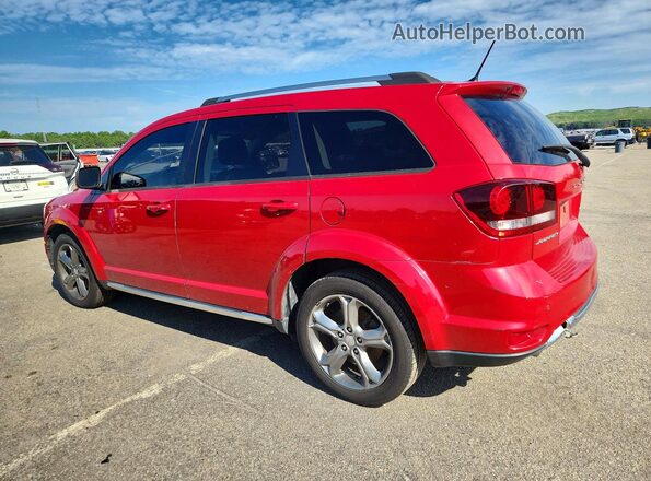 3C4PDCGG2HT677072 2017 DODGE JOURNEY Red Tył lewy