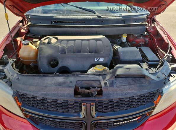 3C4PDCGG2HT677072 2017 DODGE JOURNEY Red Widok komory silnika