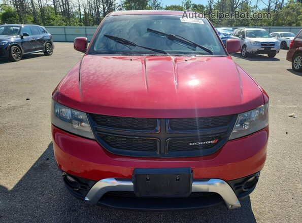 3C4PDCGG2HT677072 2017 DODGE JOURNEY Red Widok z przodu