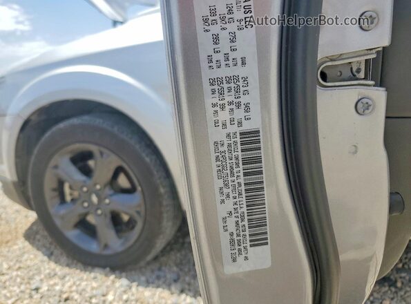 3C4PDCGG2JT516307 2018 DODGE JOURNEY Серебряный Вид наклейки с VIN-кодом