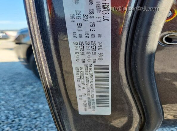 3C4PDCGG3KT731471 2019 DODGE JOURNEY Charcoal Vista de la etiqueta del VIN