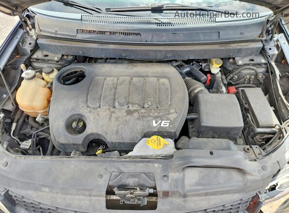 3C4PDCGG4GT143621 2016 DODGE JOURNEY Black Vista del compartimento del motor