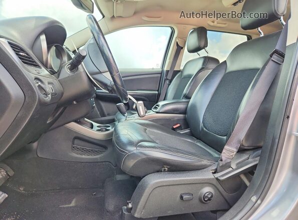 3C4PDCGG4HT594579 2017 DODGE JOURNEY Silver Vista interior delantera