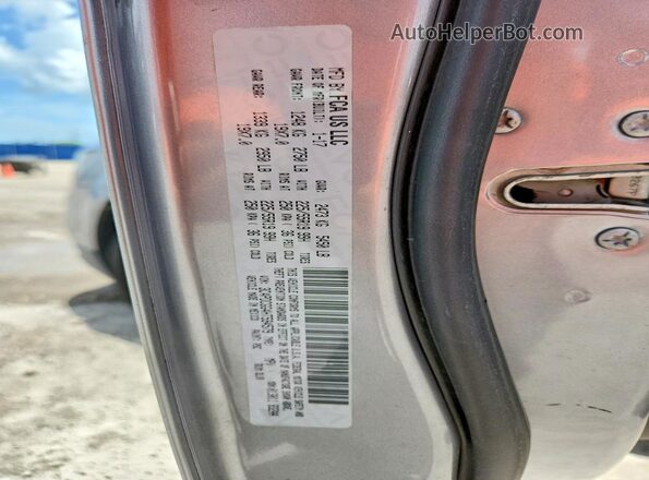 3C4PDCGG4HT594579 2017 DODGE JOURNEY Silver Vista de la etiqueta del VIN