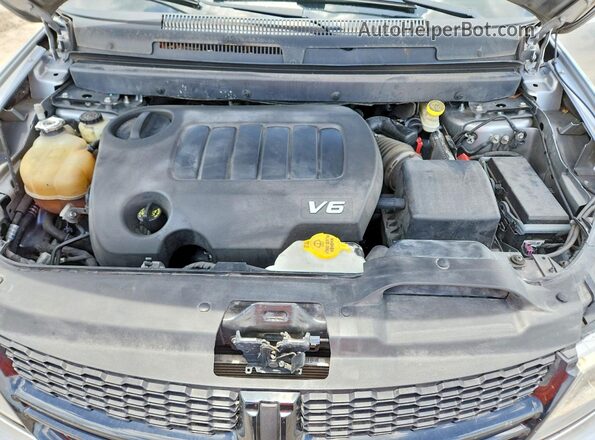 3C4PDCGG4HT594579 2017 DODGE JOURNEY Silver Vista del compartimento del motor
