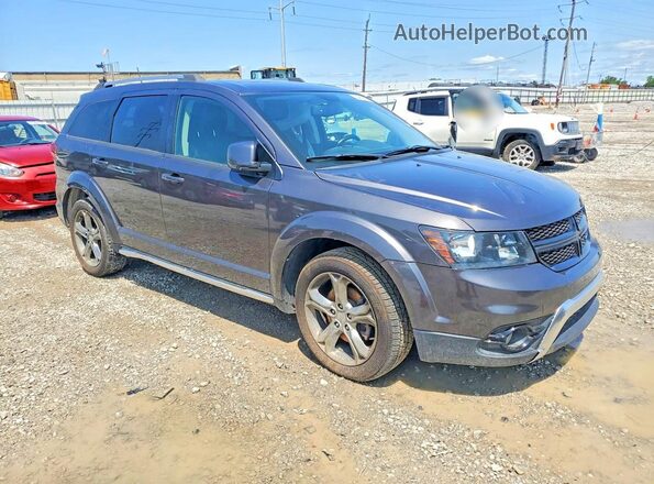 3C4PDCGG4HT613311 2017 DODGE JOURNEY Gray Передня права чверть