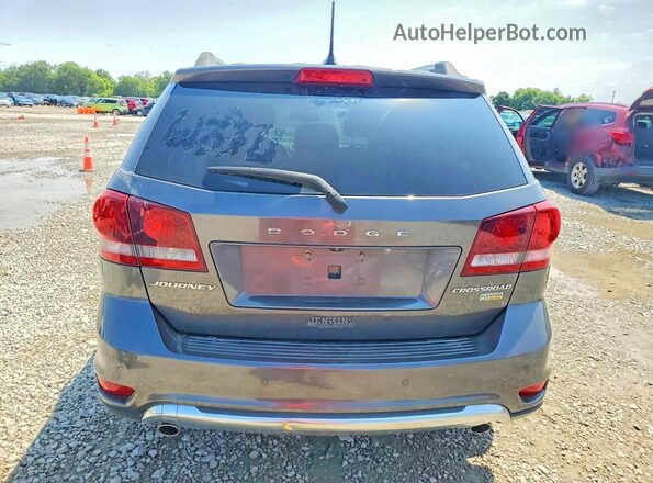 3C4PDCGG4HT613311 2017 DODGE JOURNEY Gray Вид ззаду