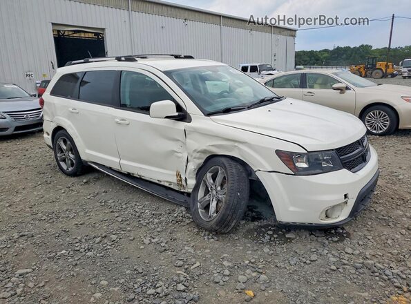 3C4PDCGG4HT705969 2017 DODGE JOURNEY Белый Передняя правая четверть