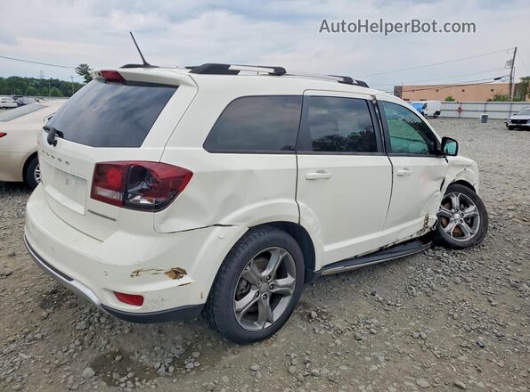3C4PDCGG4HT705969 2017 DODGE JOURNEY Белый Задняя правая четверть