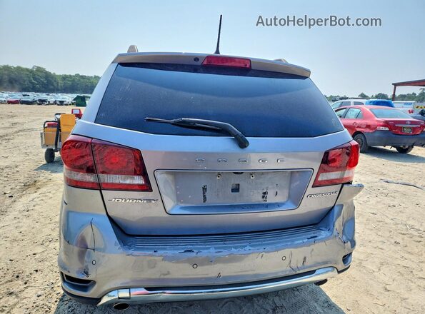 3C4PDCGG4JT527907 2018 DODGE JOURNEY Silver Вид ззаду