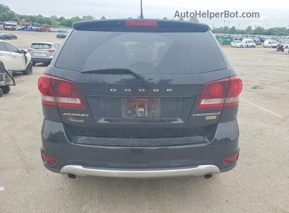 3C4PDCGG5HT572347 2017 DODGE JOURNEY Black Вид ззаду