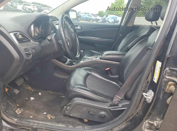 3C4PDCGG5HT572347 2017 DODGE JOURNEY Black Вид салону спереду