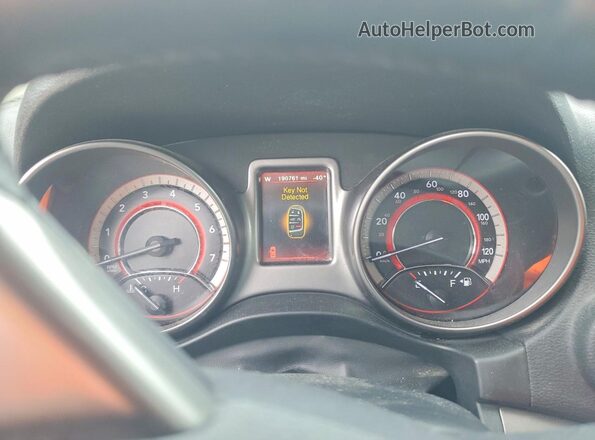 3C4PDCGG5HT572347 2017 DODGE JOURNEY Black Вид щитка приладів