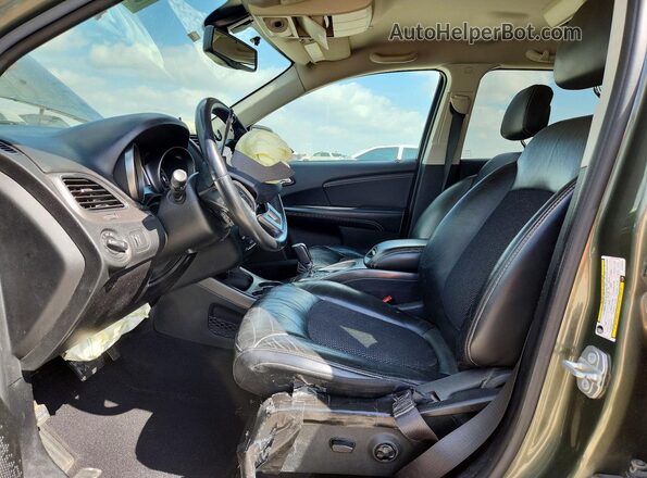 3C4PDCGG5JT275925 2018 DODGE JOURNEY Green Вид салону спереду