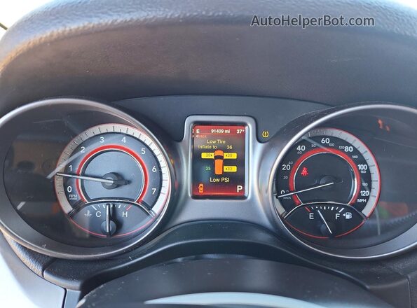 3C4PDCGG6GT123578 2016 DODGE JOURNEY Черный Вид щитка приборов
