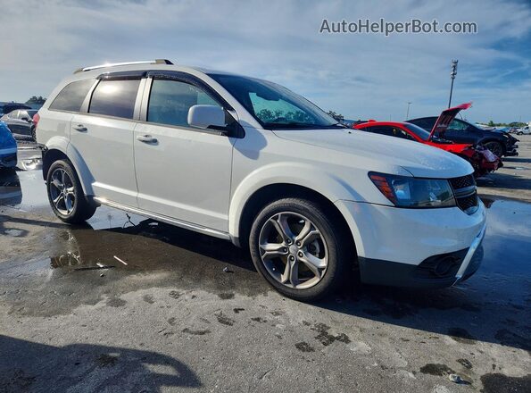 3C4PDCGG6GT146245 2016 DODGE JOURNEY Белый Передняя правая четверть