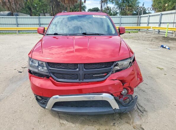 3C4PDCGG6HT644222 2017 DODGE JOURNEY Red Front view