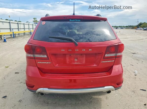 3C4PDCGG6HT644222 2017 DODGE JOURNEY Red Rear view