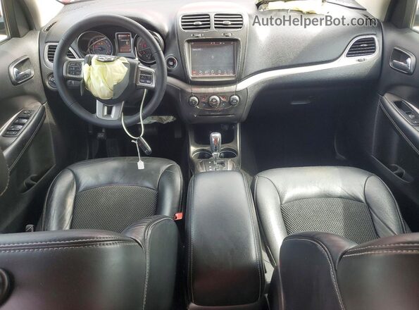 3C4PDCGG6HT644222 2017 DODGE JOURNEY Red Dashboard view